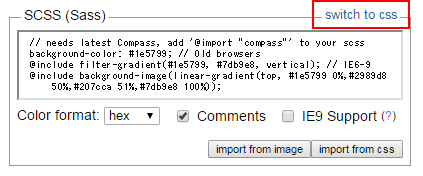 switch to css