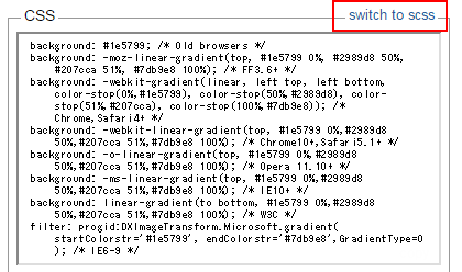 switch to scss