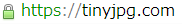 URLが「https://tinyjpg.com/」に変化