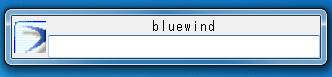 bluewindを起動
