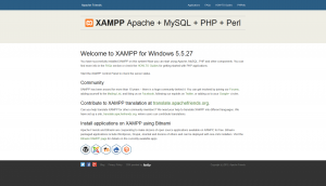 Welcome to XAMPP