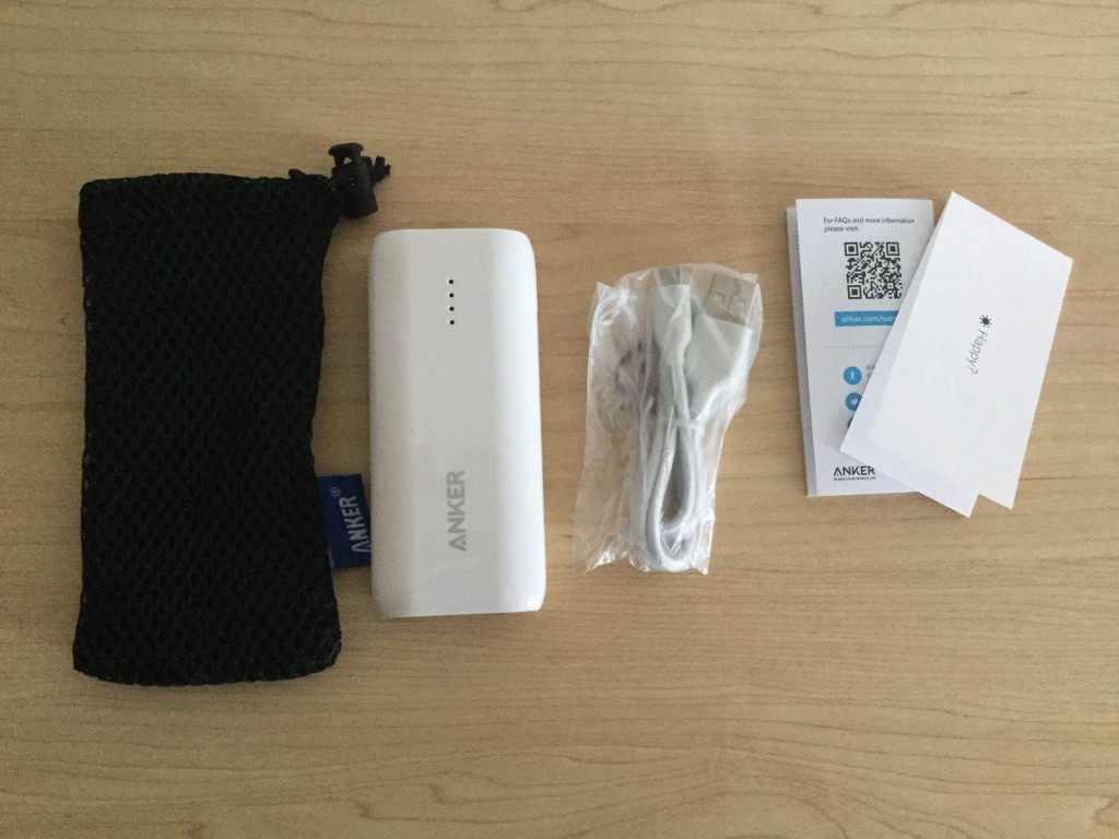 Anker Astro E1 5200mAh 内容物