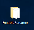 Frexible Renamer フォルダを作成
