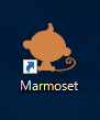 Marmoset デスクトップにショートカットが作成される