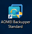 AOMEI Backupper 「Backupper」のアイコンをクリック