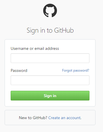 GitHubにサインイン