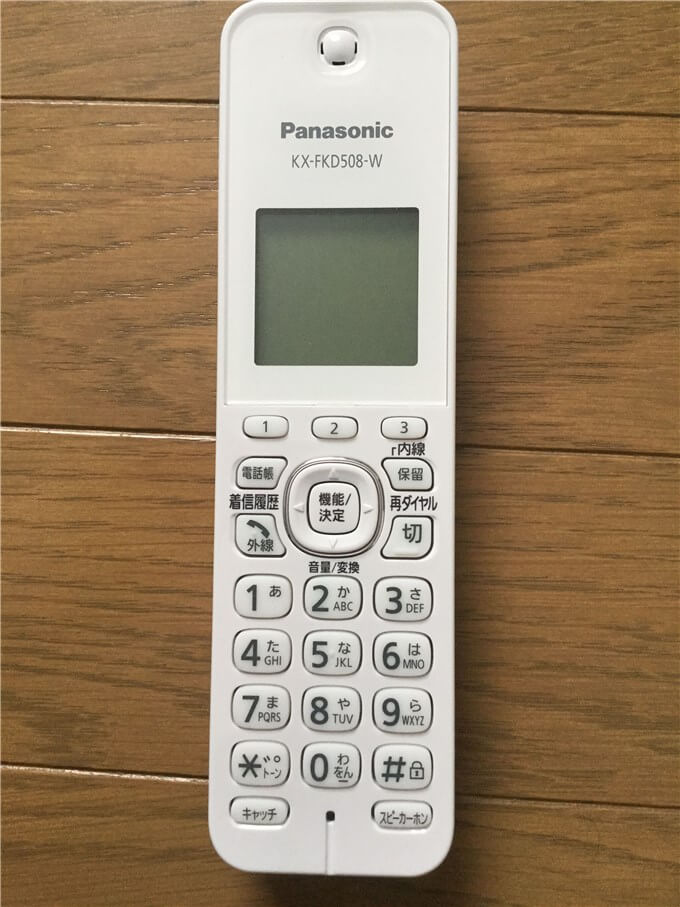 パナソニックの子機付きデジタルコードレス電話機(VE-GD35DL-W)を買ってみた | PC ウェブログ