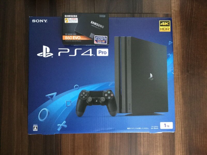 PS4 ProとSSDを買ったので内蔵のHDDをSSDに換装していろいろやってみた ...