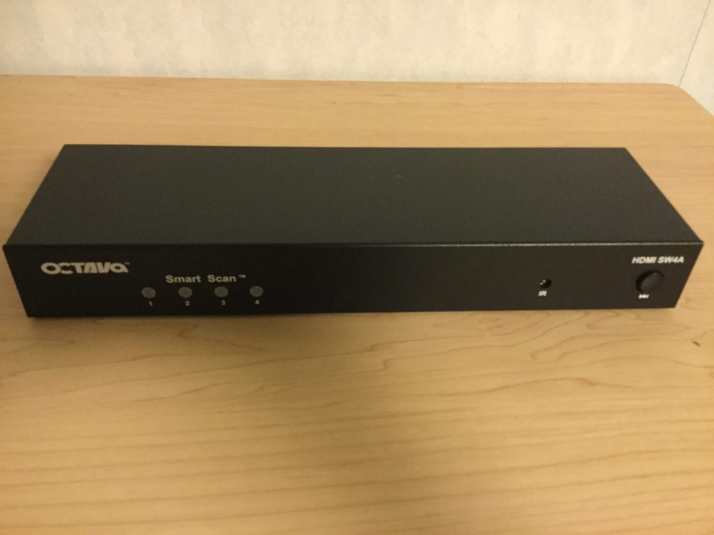 OCTAVA 4x1 HDMI switch with 4x1 Optical Audio