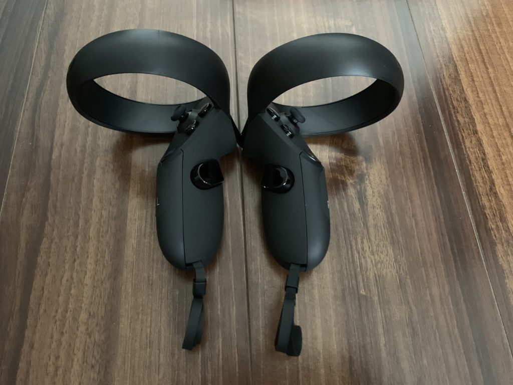 Oculus Quest VR空間内でものをつかむ、放す、ボタンを押すなどの動作ができる